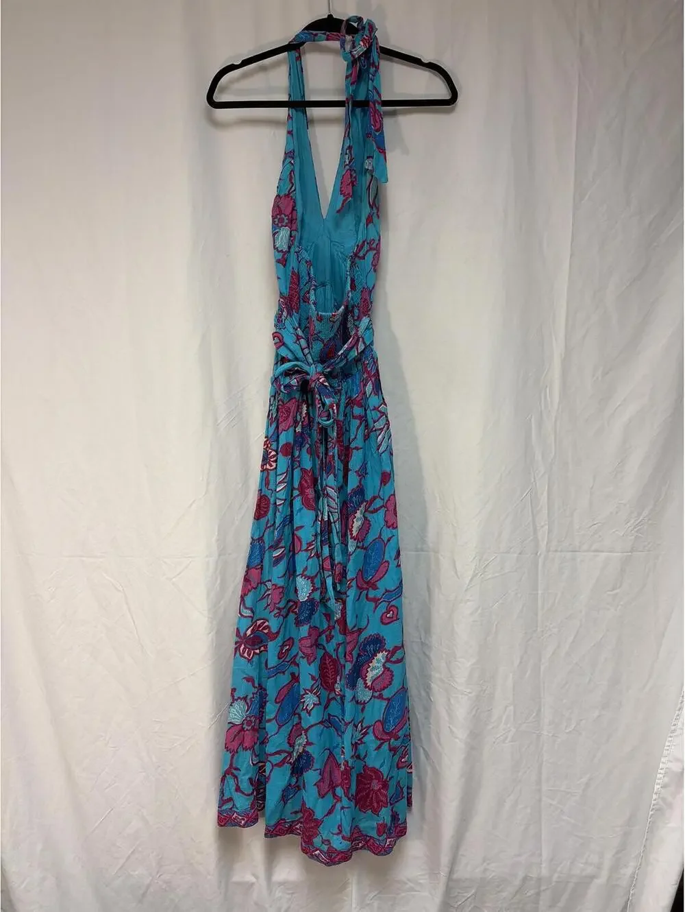 Caroline Constas Floral Print Halter Maxi Dress Size S - Picture 4 of 4